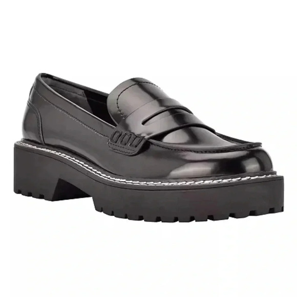 Calvin Klein Suzie casual log sole loafers sz 6 nwob - Picture 1 of 4